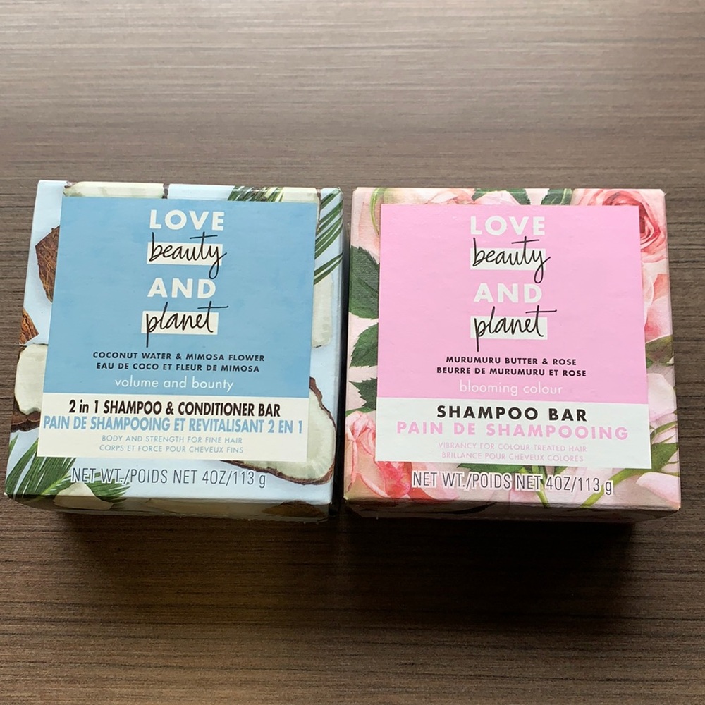 Love Beauty and Planet Shampoo Bars